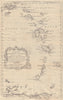 A map of the Caribee Islands. Caribbean Antilles West Indies. JEFFERYS 1756