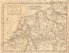 Seat of War in the Circle of Westphalia. Netherlands Germany. GENTS MAG 1757 map