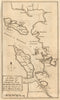 Charente-Maritime coast. La Rochelle. Île de Ré & d'Oleron. GENTS MAG 1757 map