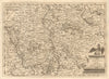 The seat of war on the Rhine & parts adjacent in Germany. GENTS MAG 1759 map