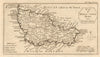 Bell'Isle divided into parishes. Belle-Île-en-Mer. Morbihan. GENTS MAG 1761 map