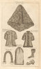 British monarchs coronation dress. Open Pall. Supertunica. Satin surcoat 1761