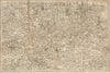 Eastern Lower Silesia. Wroclaw Sycow Milicz ponds. Poland. GIBSON 1761 old map