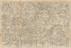 Southern Lower Silesia. Olawa Grodkow Zabkowice Slaskie. Poland GIBSON 1761 map