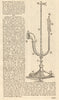 An Anemometer. For measuring wind speed 1768 old antique vintage print picture
