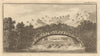 Yore Bridge at Aysgarth Falls, on the River Eure, North Yorkshire 1770 print