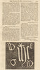 Inscription in Christ Church, Stone, Staffordshire 1770 old antique print