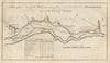 Huddersfield Broad Canal. A plan of the navigable canal… GENTS MAG 1774 map