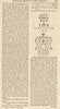A cross and crown of England, from a print in Lithgow's Travels 1775 old