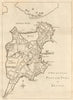 A new and correct plan of the town of Boston. Massachusetts. GENTS MAG 1775 map