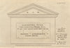 Alexander Pope's design for his father's monument. Tombs. Poets 1783 old print