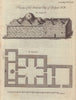 Ruins of the ancient city of Bolgari. Plate II. Bolghar. Russia 1785 old print