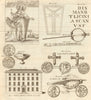 Simpson's Hospital, Dublin. London coffee-house tokens. Morat Solyman heads 1785