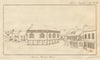 Dover Market Square. The old Court Hall & Town Hall. Kent 1788 print