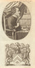 Henri or Henry de Justel, St. James' Palace library keeper. Portrait & arms 1788