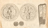 Seal & inscription, Cathedral Church of Durham. Nathaniel Gilbert Hinckley 1789