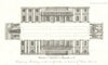 Temporary building erected at Gibraltar in honour of Prince Edward 1791 print
