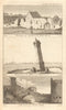 Dunkeswell Abbey, Devon. King Edward I memorial, Solway Plain. Chester Wall 1791