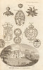 Boscobel House, Shropshire. French Arms Quebec. Cromwell funeral escutcheon 1792