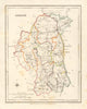 COUNTY ARMAGH antique map for LEWIS by DOWER & CREIGHTON. Ulster 1846 old