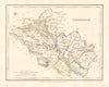 COUNTY FERMANAGH antique map for LEWIS by DOWER & CREIGHTON. Ulster 1846