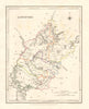 COUNTY LONGFORD antique map for LEWIS by DOWER & CREIGHTON. Ireland 1846