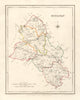 COUNTY MONAGHAN antique map for LEWIS by DOWER & CREIGHTON. Ireland 1846