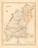 COUNTY WEXFORD antique map for LEWIS by DOWER & CREIGHTON. Ireland 1846