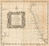 West coast of Africa from 11°S. Namibia & South Africa. CHILD 1745 old map