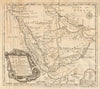 A map and chart of Arabia, the Red Sea & Persian Gulf. CHILD 1745 old