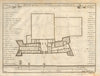 Plan of Fort Saint-Louis on the Isle of Sanaga. Senegal. BASIRE 1745 old map