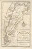 River Sanaga (Senegal) from its mouth to the desart. Mauritania. CHILD 1745 map