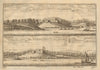 Ghana colonial Forts. Fort Batenstein, Butre. Fort San Sebastian, Shama 1745