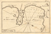 Baye de Poyance. Alcudia Bay & Badia de Pollença, Mallorca. Spain. ROUX 1804 map