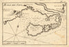 Baye de Sofa. Amposta Ebro Delta Trabucador Port dels Alfacs Spain ROUX 1804 map