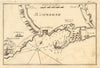 Barcelone. Port and roadstead of Barcelona. Spain. ROUX 1804 old antique map