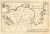 Ste-Marguerite Antibes Cannes Juan-les-Pins Lérins Alpes-Maritimes ROUX 1804 map