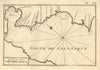 Golfe de Salonique. Thermaic Gulf of Salonika. Thessaloniki Greece ROUX 1804 map