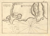 Southern Po delta. Po di Goro, Po di Volano/Volana. Pomposa. Italy ROUX 1804 map