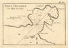 Port de St George sur l'Isle de Lissa. Vis, Croatia. ROUX 1804 old antique map