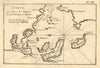 Ste. Maure Cephalonie Zante. Lefkada Kefalonia Zakynthos. Greece. ROUX 1804 map