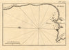 Barut (Syrie). Harbour & city of Beirut. St. George Bay. Lebanon. ROUX 1804 map