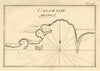 Salefi, Caramanie. Silifke coast, Mersin province, Turkey. ROUX 1804 old map