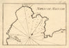 Naples de Malvasie. Monemvasia (Napoli de Malvasia). Greece. ROUX 1804 old map