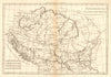 Pannonia, Dacia, Illyricum et Moesia. Roman Empire Balkans. BONNE 1787 old map