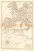 Imperii Romani Distracta pars Occidentalis. Roman Empire western. BONNE 1787 map