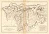 Galice, Asturies, Léon, Castille vieille & Biscaye. NW Spain. BONNE 1787 map