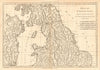 Royaume d'Angleterre partie Septentrionale. England & Wales North BONNE 1787 map