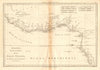Royaumes, Etats et Pays de la Haute Guinée. Gulf of Guinea. BONNE 1788 old map