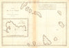 Isles du Cap-Verd. Praya. Cape Verde Islands. Praia Harbour. BONNE 1788 map